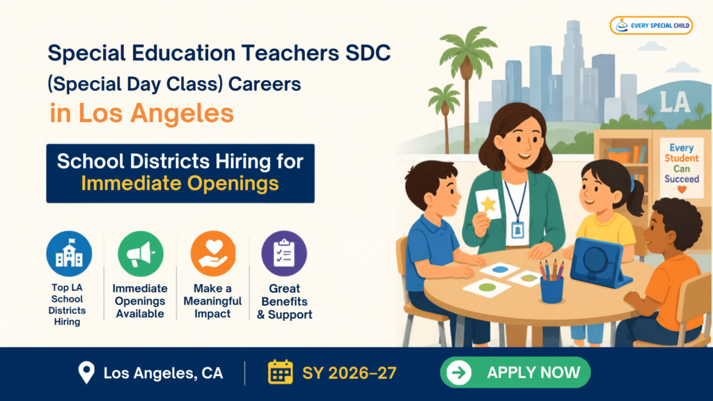 Special Education Teachers SDC Careers